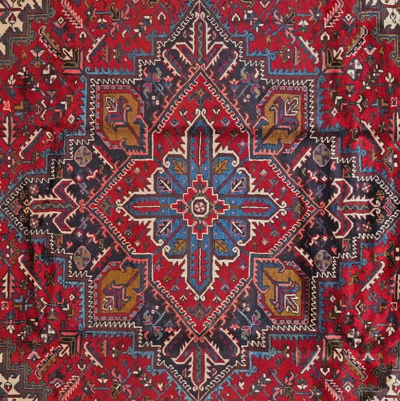 Mehrewan · Handgeknüpft – Rot, 341x263 cm