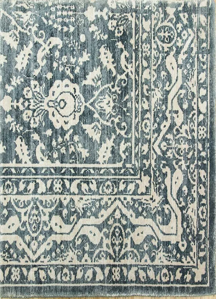 Viskose Teppich - 60 x 90 cm - minzgrün