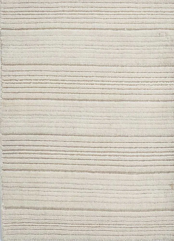 Wollteppich - 60 x 90 cm - creme