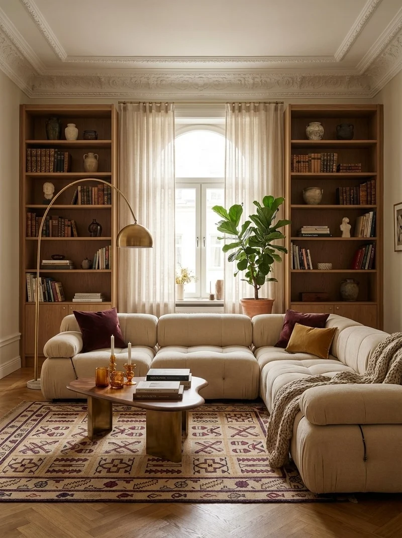 Kelim Belutch · Handgewebt – Beige, 168x139 cm