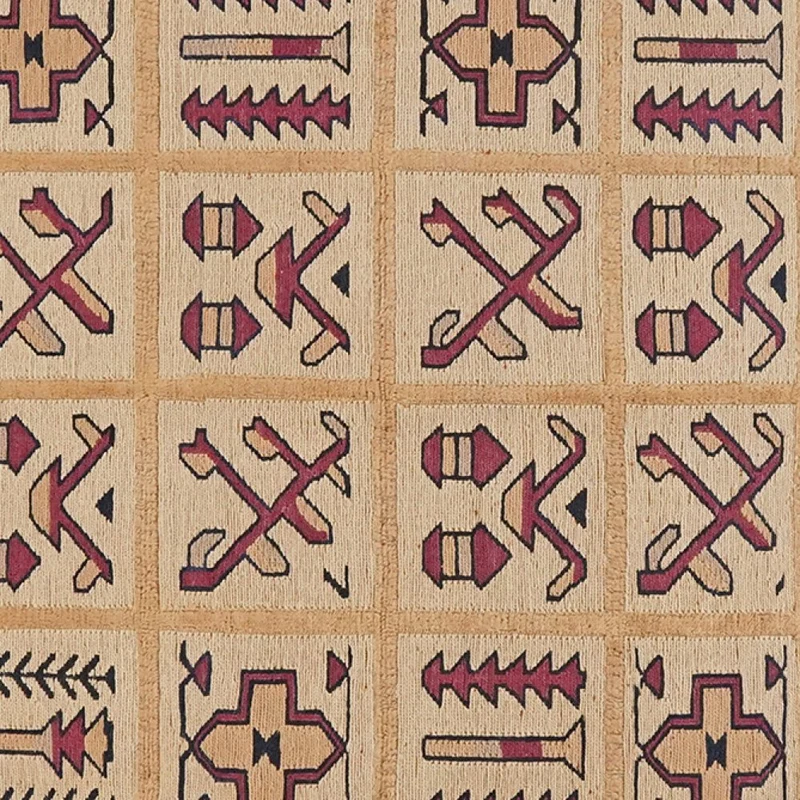 Kelim Belutch · Handgewebt – Beige, 168x139 cm