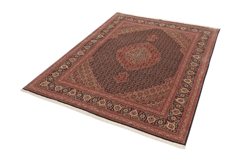 Tabriz 50 Raj · Handgeknüpft – Blau, 196x160 cm