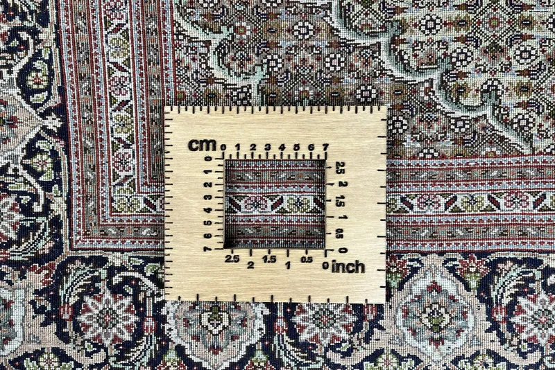 Tabriz 50 Raj · Handgeknüpft – Blau, 196x160 cm