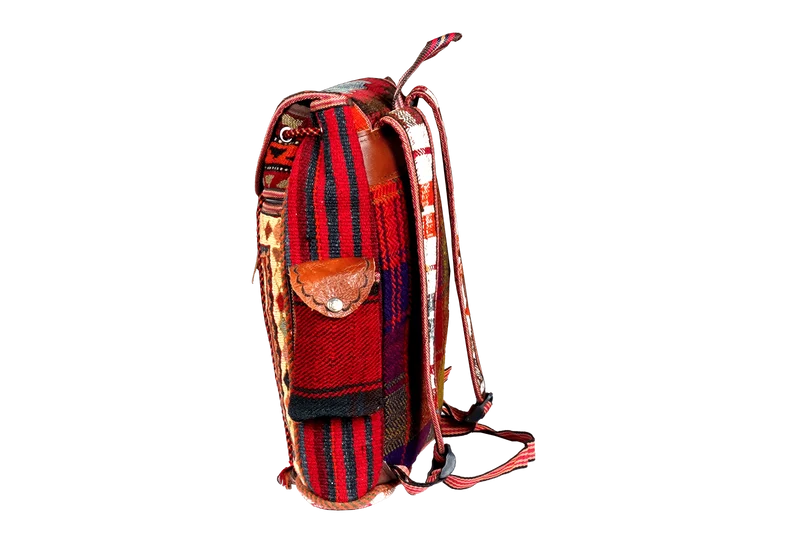 Kelim Bag · Handgefertigt – Bunt, 43x36 cm