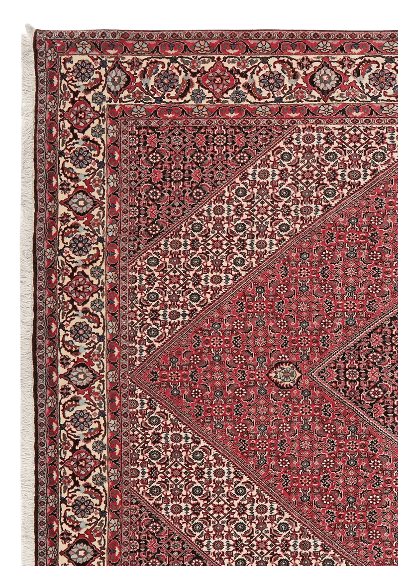 Bidjar · Handgeknüpft – Rot, 302x205 cm