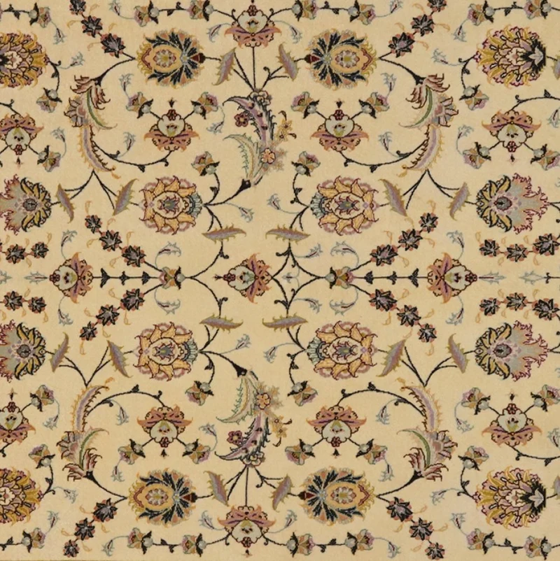 Tabriz 50 Raj · Handgeknüpft – Beige, 229x151 cm