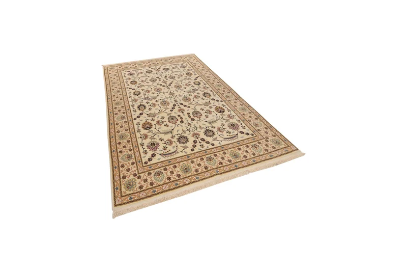 Tabriz 50 Raj · Handgeknüpft – Beige, 229x151 cm