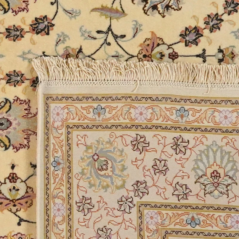 Tabriz 50 Raj · Handgeknüpft – Beige, 229x151 cm