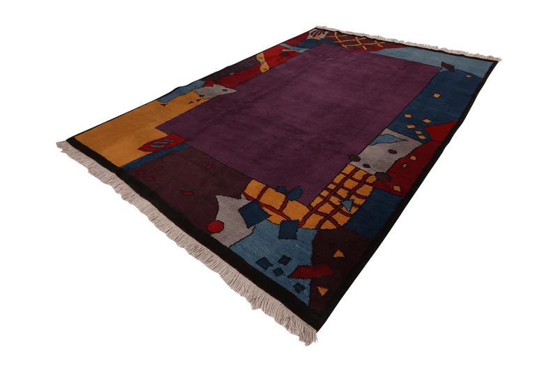 Konya · Handgeknüpft – Violett, 291x203 cm