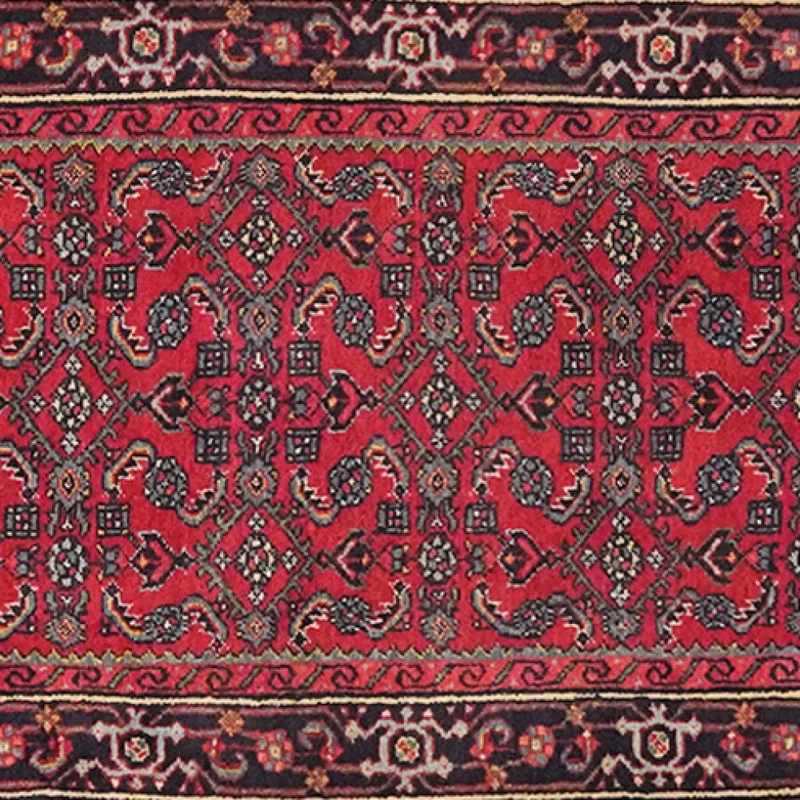 Indjelass · Handgeknüpft – Rot, 614x84 cm