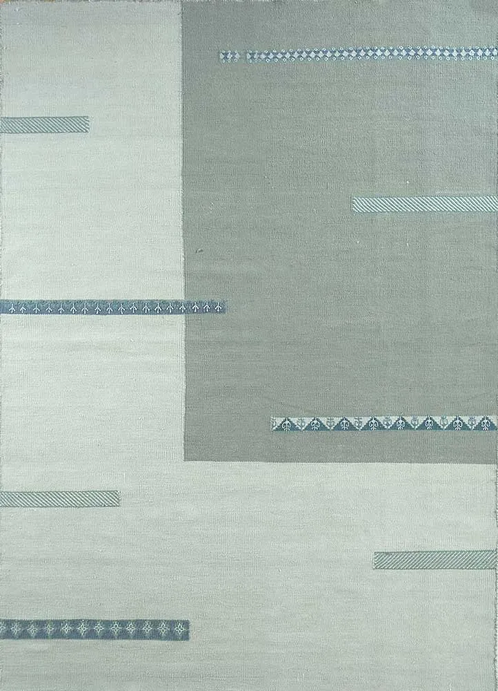Wollteppich - 180 x 270 cm - türkis