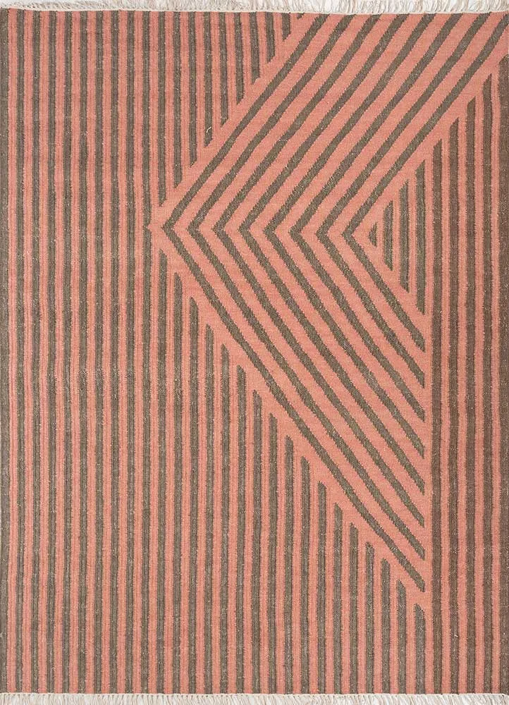 Wollteppich - 180 x 270 cm - orange