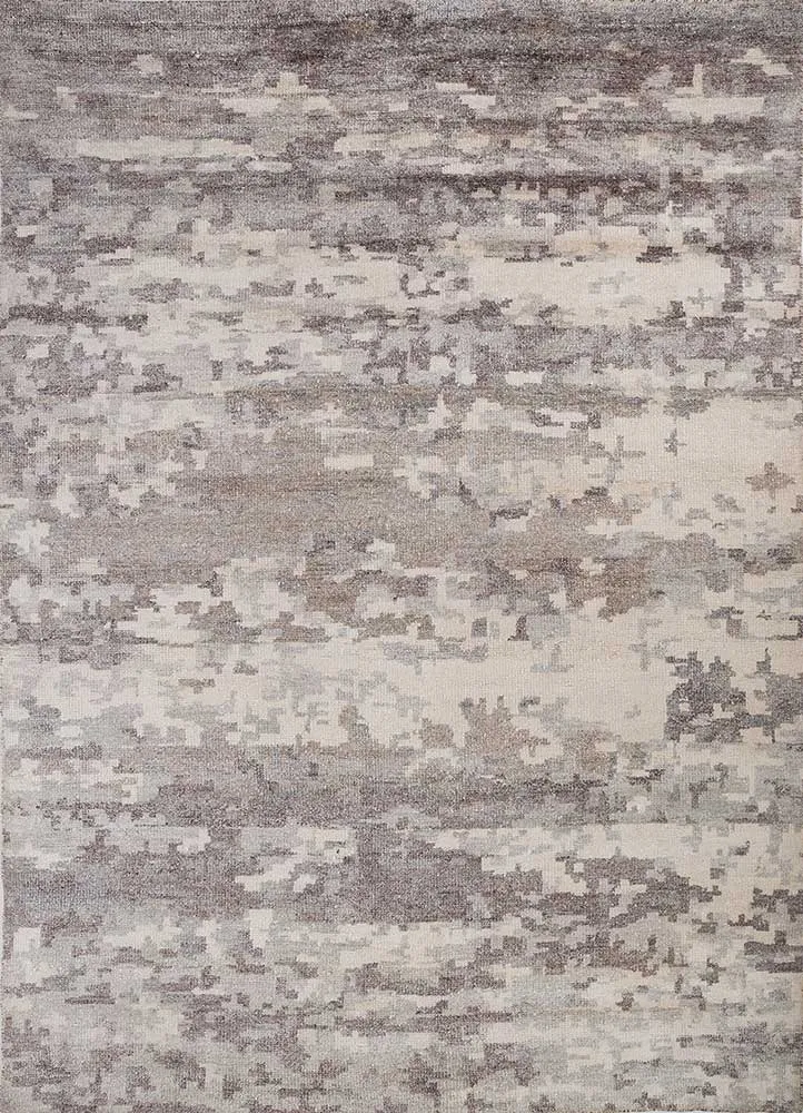 Viskose Teppich - 210 x 375 cm - grau