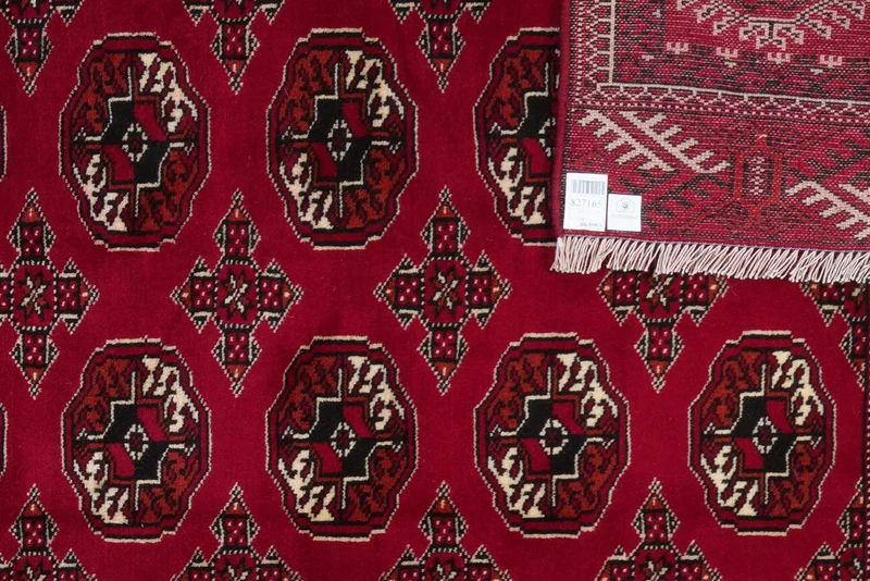 Turkman · Handgeknüpft – Rot, 282x198 cm