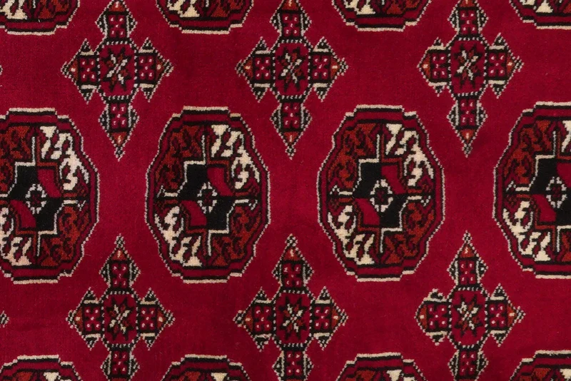 Turkman · Handgeknüpft – Rot, 282x198 cm