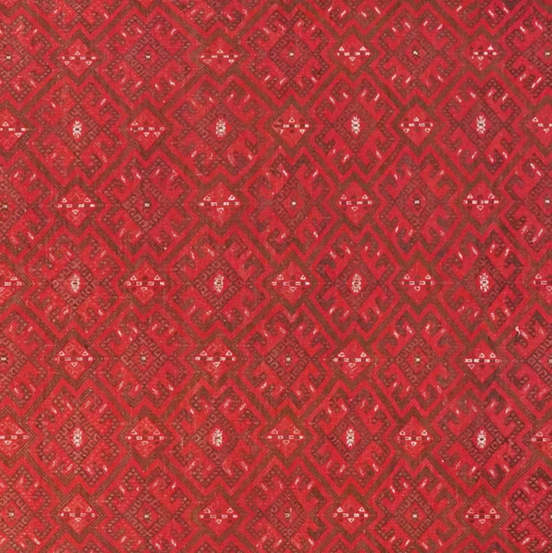 Kelim Turkman · Handgewebt – Rot, 321x201 cm