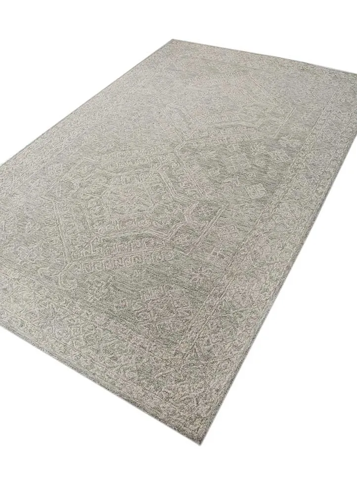 Wollteppich - 150 x 240 cm - sand