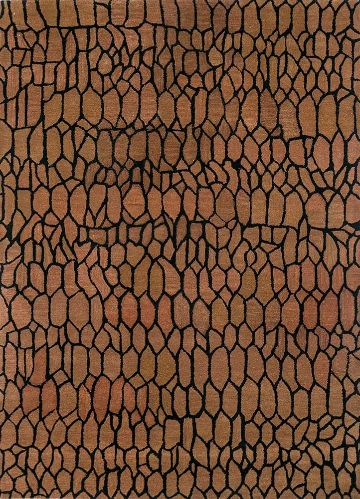 Wollteppich - 150 x 240 cm - orange