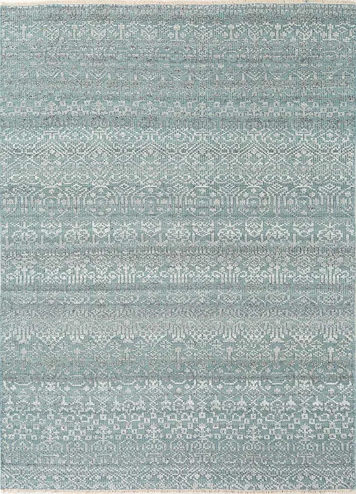 Viskose Teppich - 150 x 240 cm - hellblau