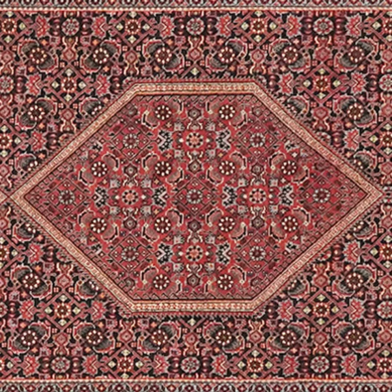 Bidjar · Handgeknüpft – Blau, 407x85 cm