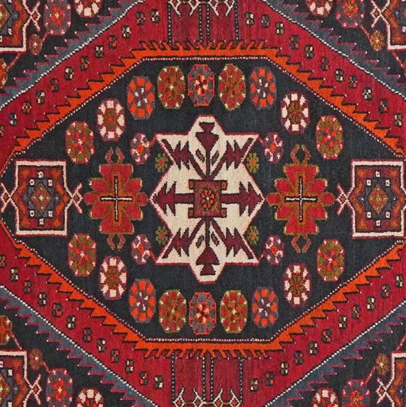 Shahsavan · Handgeknüpft – Rot, 155x110 cm