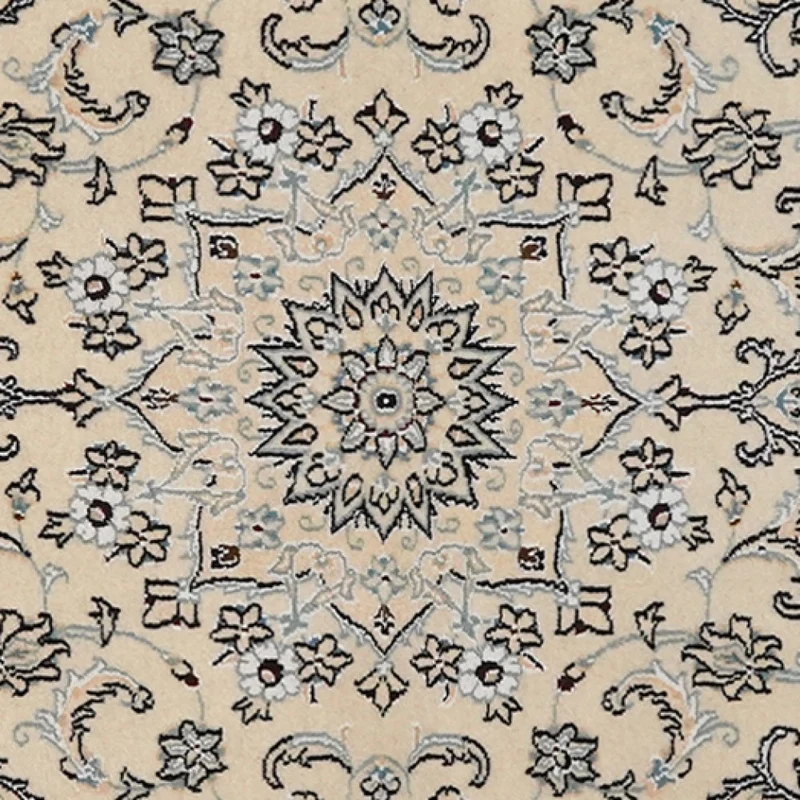 Nain 9La · Handgeknüpft – Beige, 124x78 cm