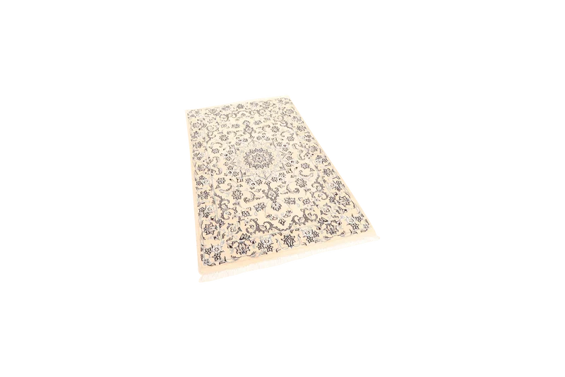 Nain 9La · Handgeknüpft – Beige, 124x78 cm
