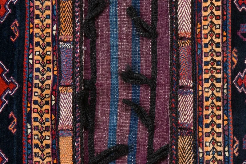 Khorjin · Handgefertigt – Blau, 100x83 cm