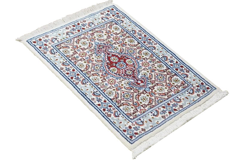 Moud Mahi · Handgeknüpft – Beige, 62x38 cm