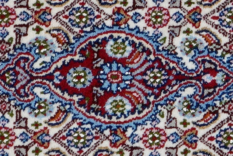 Moud Mahi · Handgeknüpft – Beige, 62x38 cm