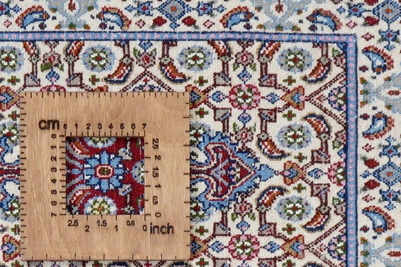 Moud Mahi · Handgeknüpft – Beige, 62x38 cm