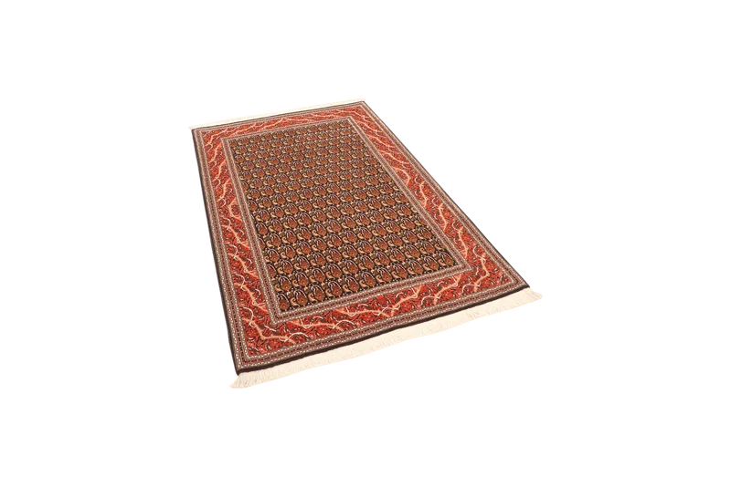 Tabriz 50 Raj · Handgeknüpft – Schwarz, 151x102 cm