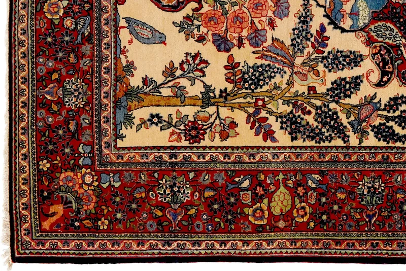 Kashan · Handgeknüpft – Braun, 199x133 cm