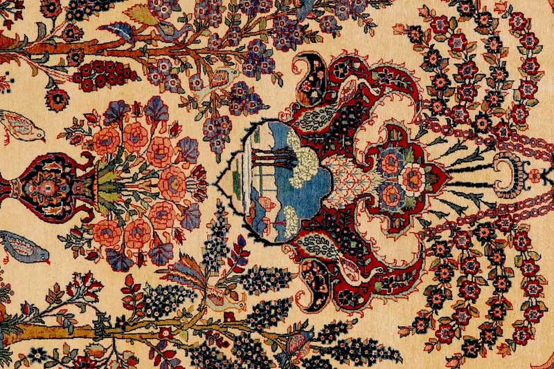 Kashan · Handgeknüpft – Braun, 199x133 cm