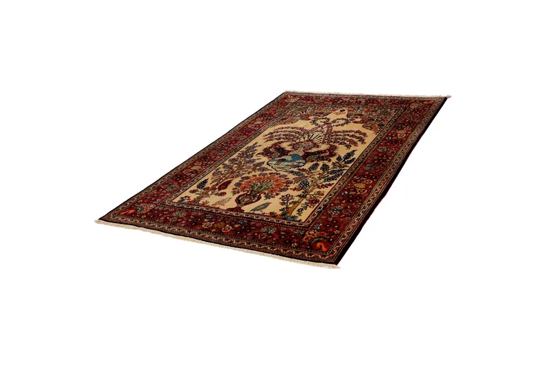Kashan · Handgeknüpft – Braun, 199x133 cm