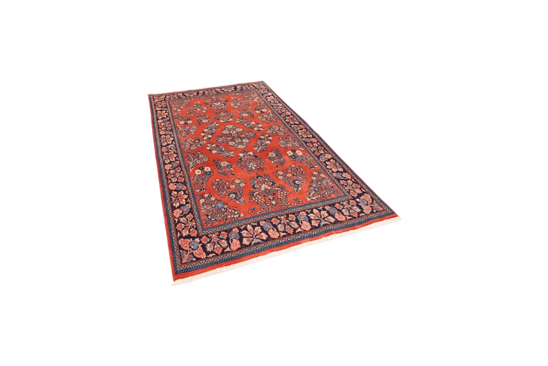 Sarough · Handgeknüpft – Rot, 205x134 cm