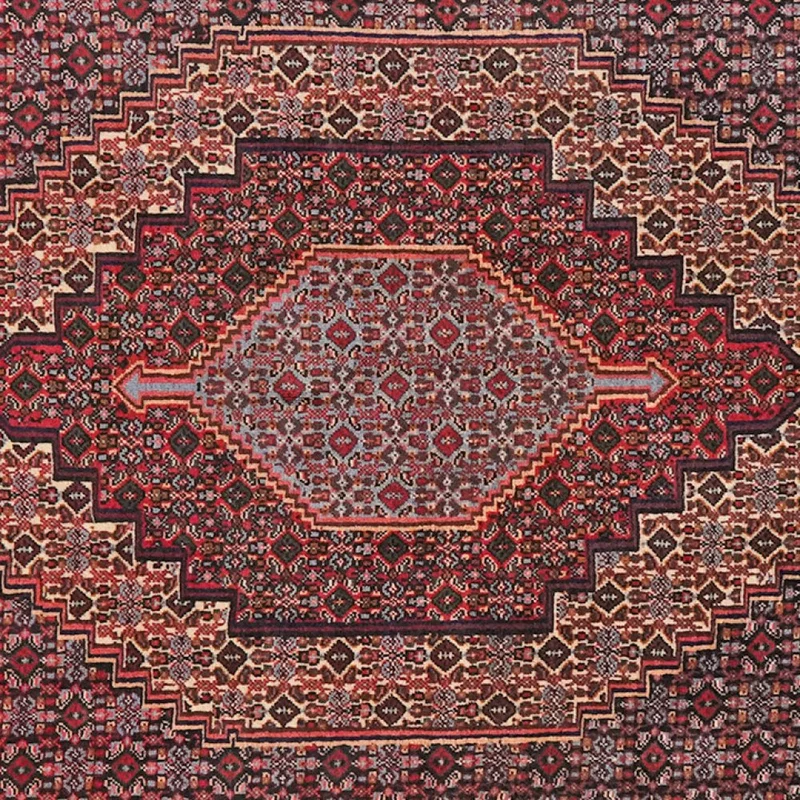 Senneh · Handgeknüpft – Beige, 151x121 cm