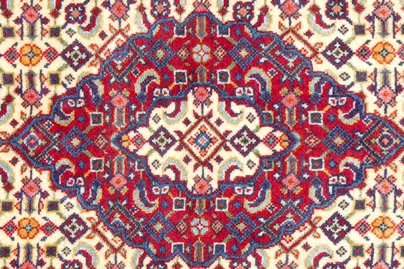 Sarough · Handgeknüpft – Beige, 76x64 cm