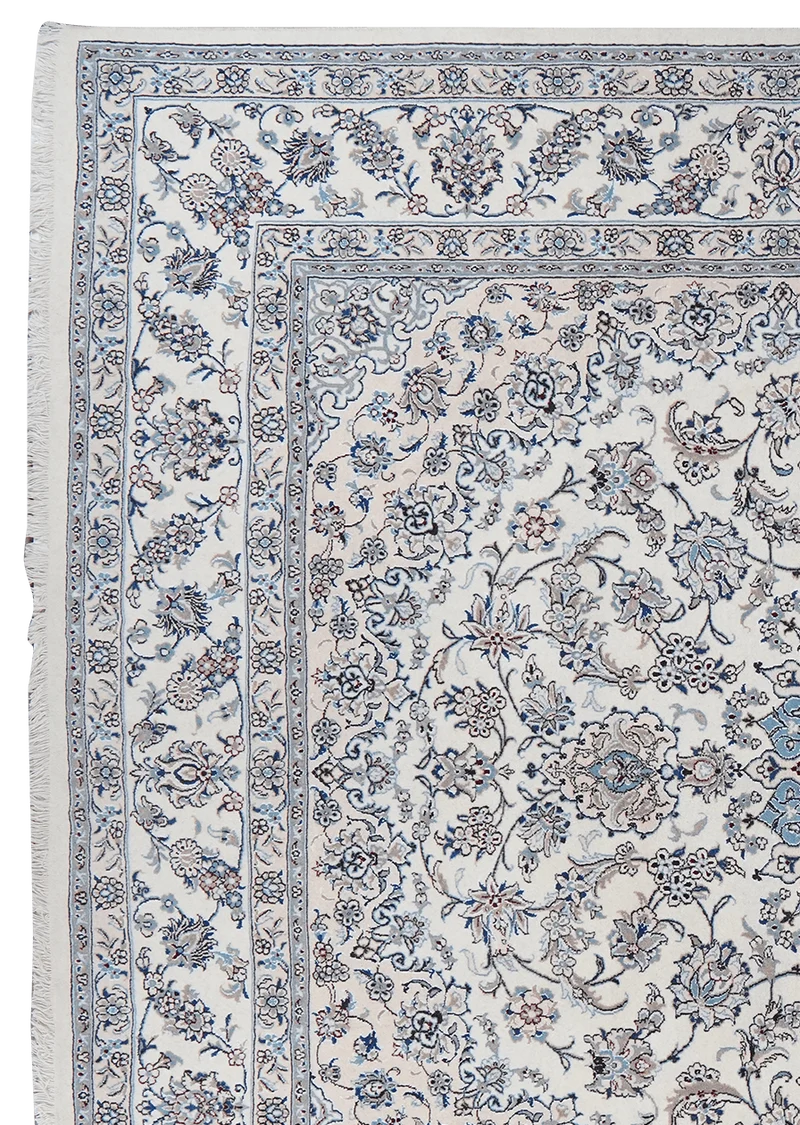 Nain 12La · Handgeknüpft – Beige, 392x300 cm