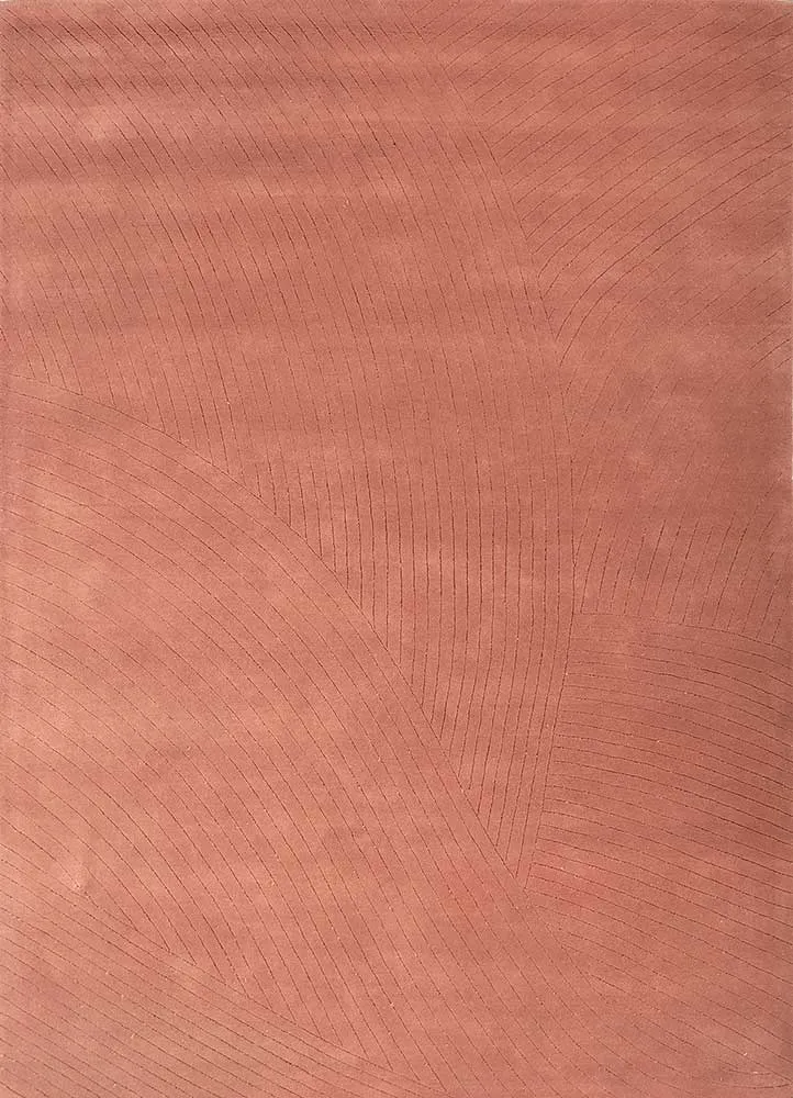 Wollteppich - 168 x 238 cm - orange