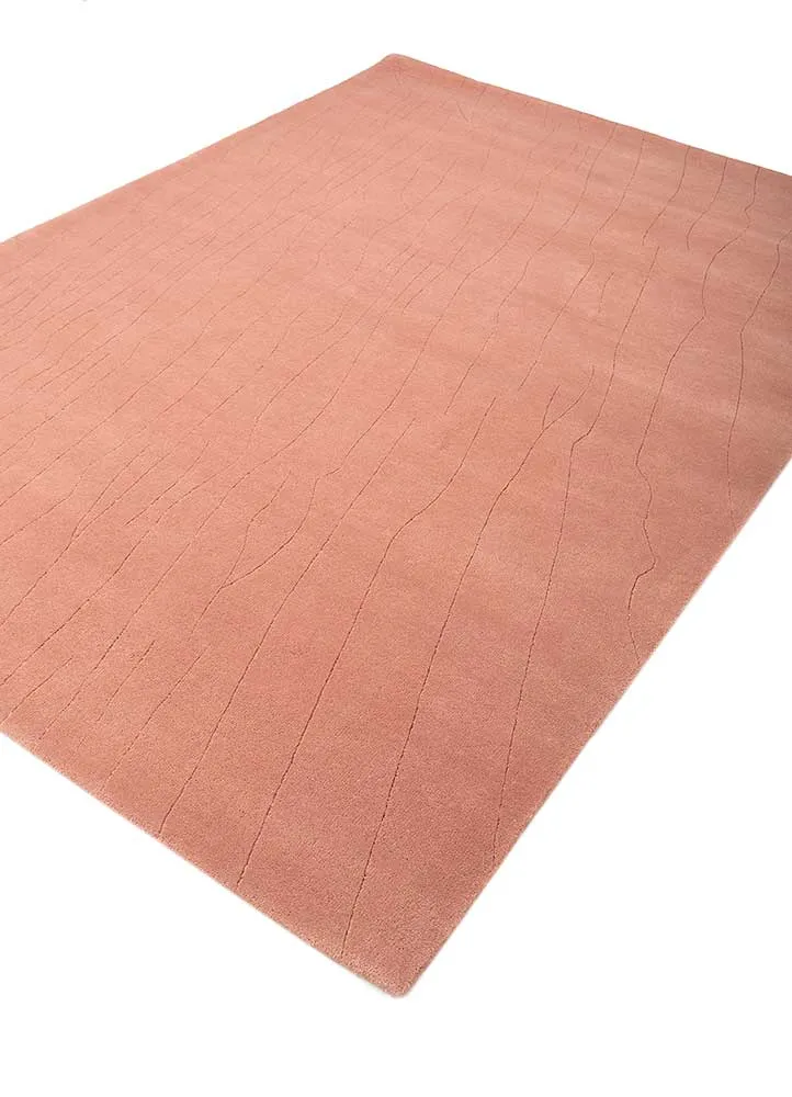 Wollteppich - 165 x 233 cm - orange