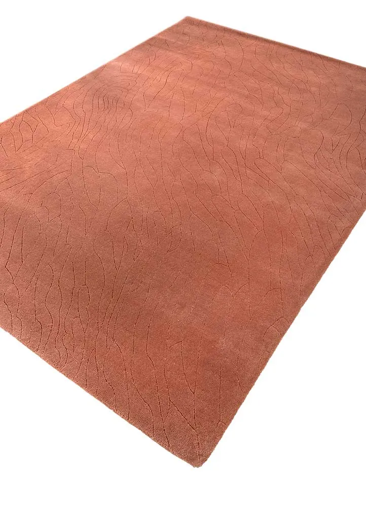 Wollteppich - 165 x 233 cm - orange
