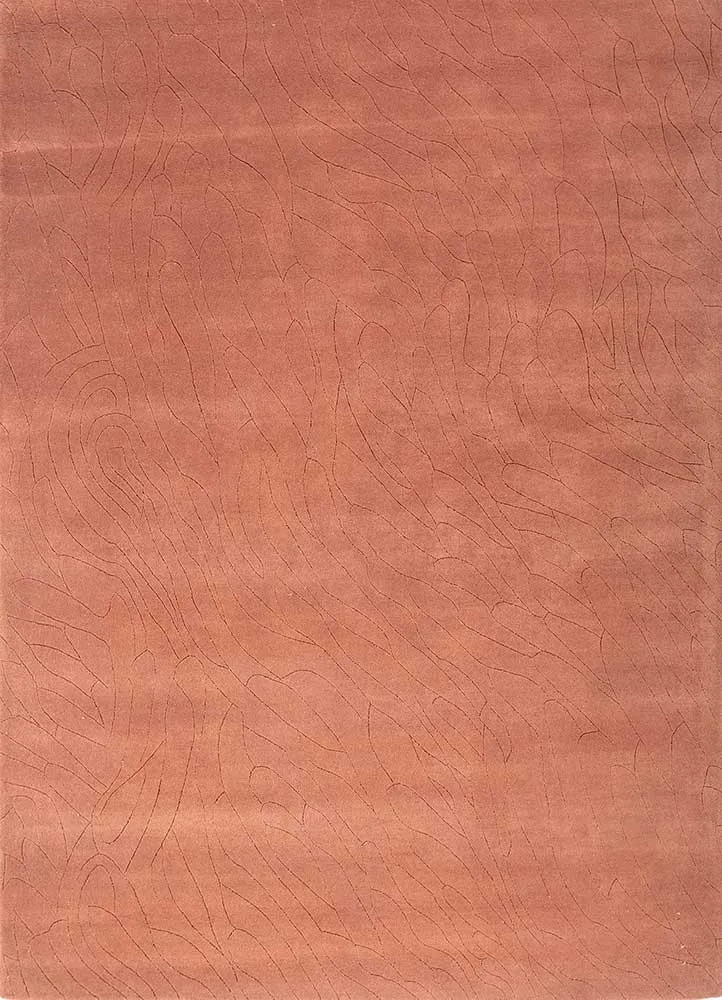 Wollteppich - 165 x 233 cm - orange