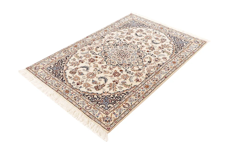 Nain 9La · Handgeknüpft – Beige, 150x98 cm