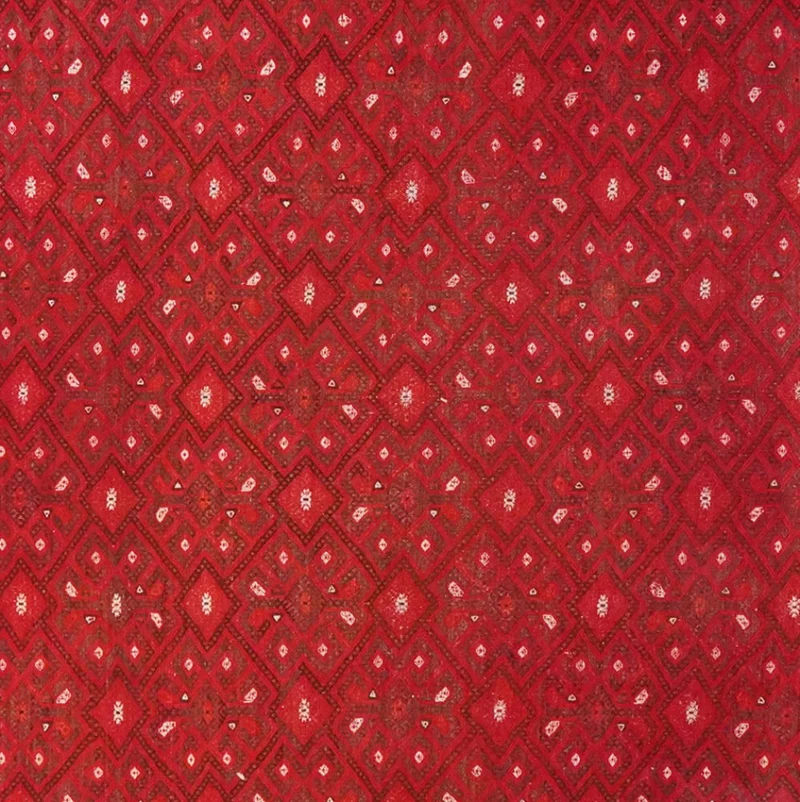 Kelim Turkman · Handgewebt – Rot, 305x213 cm