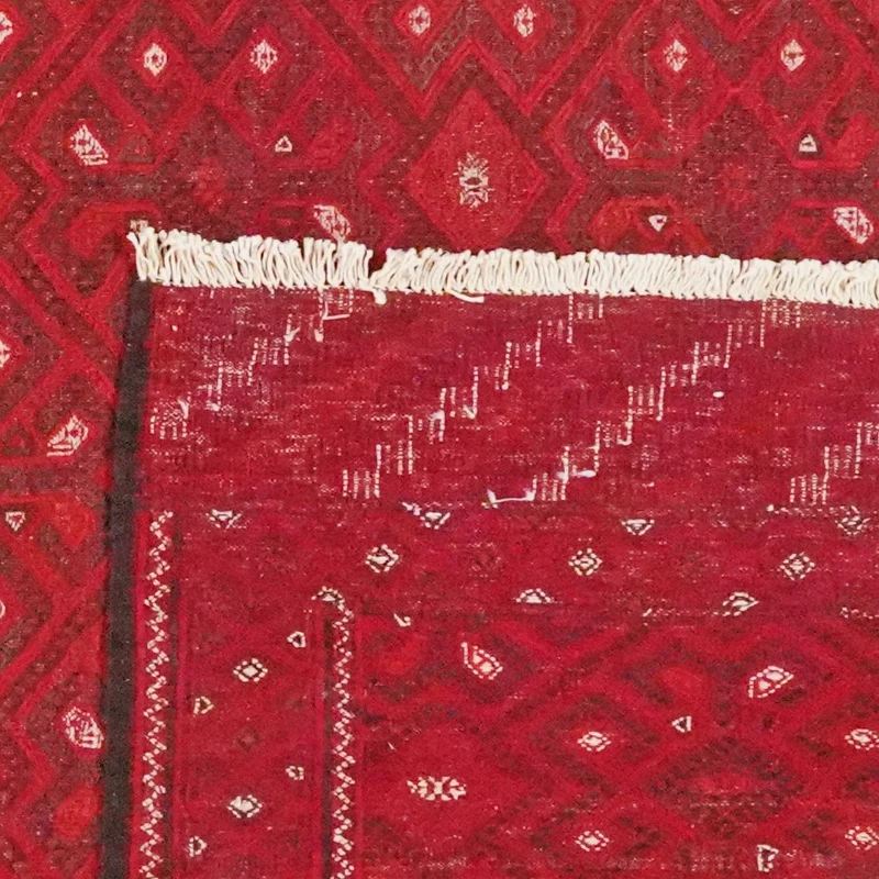 Kelim Turkman · Handgewebt – Rot, 305x213 cm