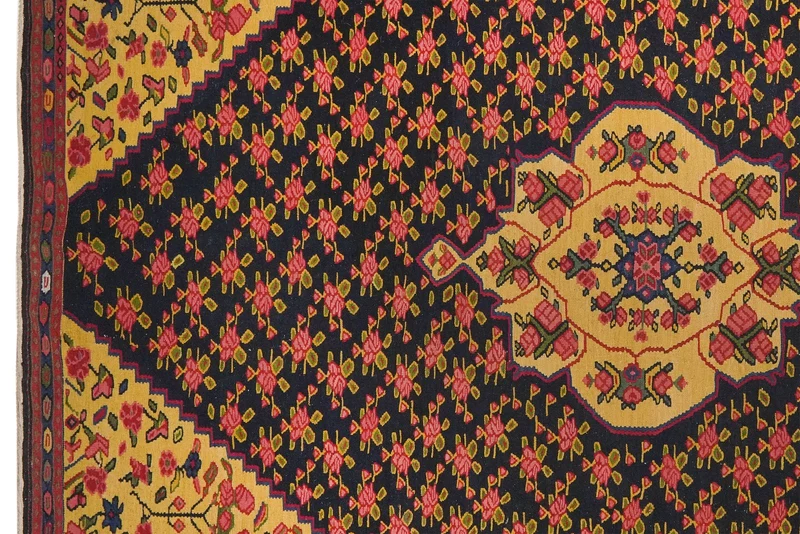 Kelim Bidjar · Handgewebt – Blau, 222x140 cm