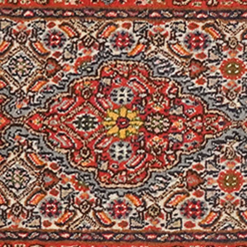 Moud Mahi · Handgeknüpft – Beige, 198x47 cm