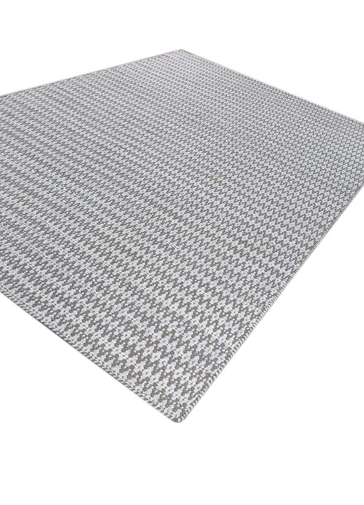 Wollteppich - 180 x 270 cm - hellgrau