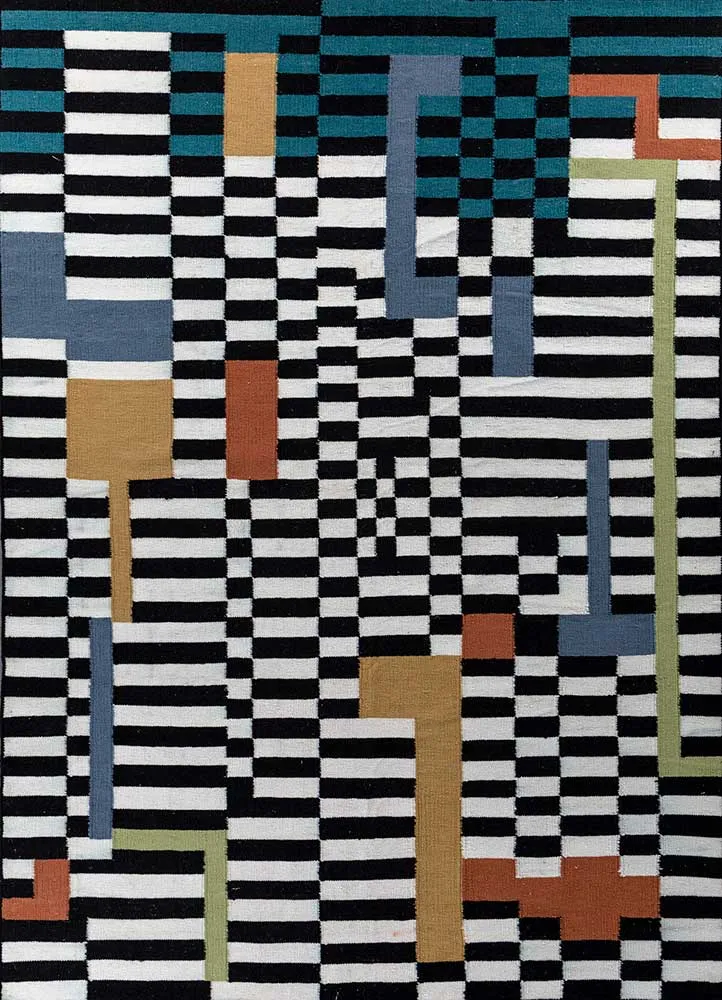 Wollteppich - 180 x 270 cm - mehrfarbig